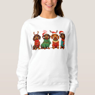 Dachshund Santa Sweatshirt