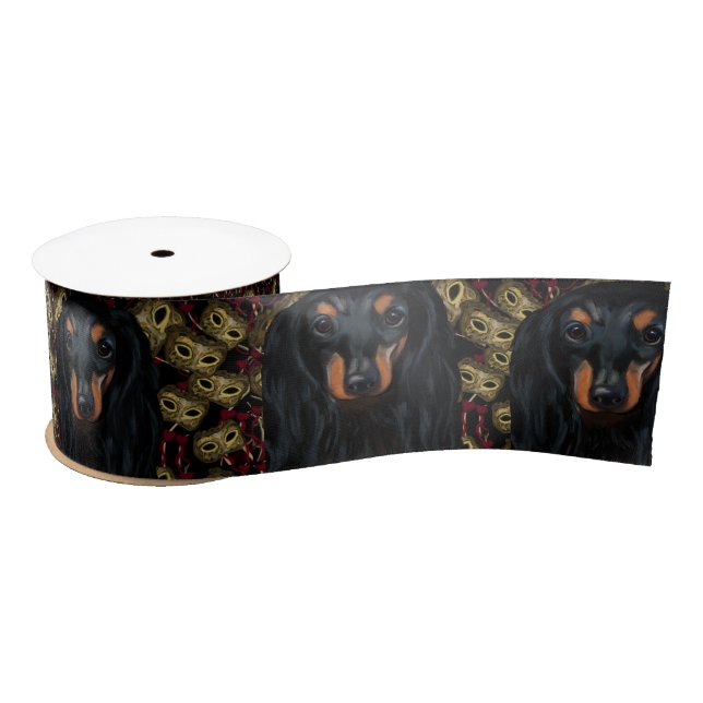 DACHSHUND       SATIN RIBBON (Spool)