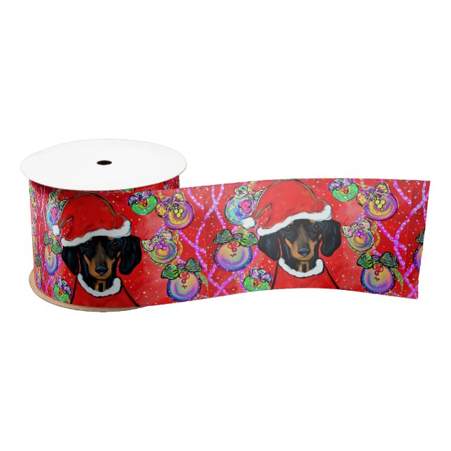 DACHSHUND SATIN RIBBON (Spool)
