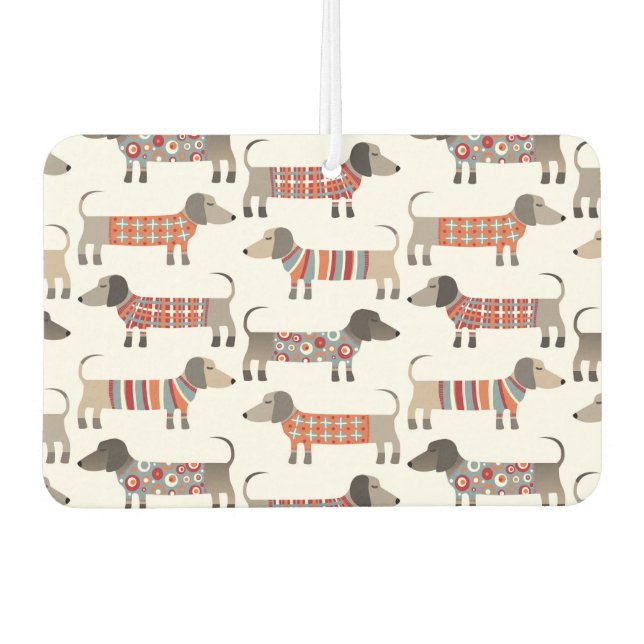 Dachshund Sausage Dog Air Freshener (Front)
