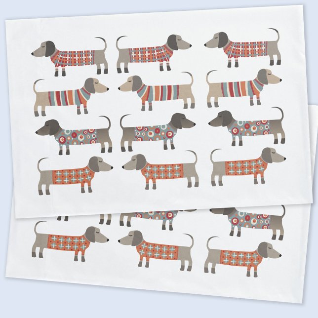 Dachshund Sausage Dog Pillowcase (Dachshund Wiener Sausage Dog fun pillow case)