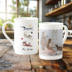 Dachshund Sausage Dog Team Doxie Photo Bone China Mug