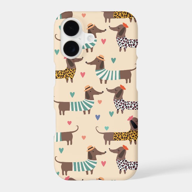 Dachshund Sausage Wiener Dog Pattern (Back)