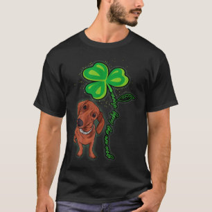 Dachshund Shamrock St Patricks Day You Are My Luck T-Shirt