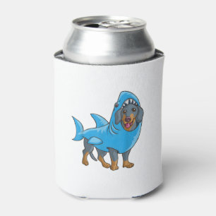 Dachshund Shark Shirt Funny Dog Suit Puppy Great W Can Cooler
