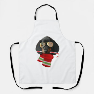 Dachshund shirt Cute Christmas Gift Dog Lovers Sun Apron