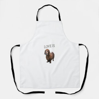 Dachshund Shirt Dog Mom Dad Men Women Kids Gift Do Apron