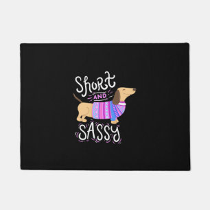 Dachshund Short And Sassy Doormat