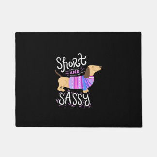 Dachshund Short And Sassy Doormat