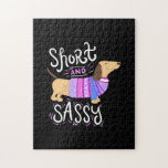 Dachshund Short And Sassy Jigsaw Puzzle<br><div class="desc">Dachshund Short And Sassy</div>