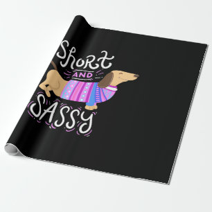 Dachshund Short And Sassy Wrapping Paper