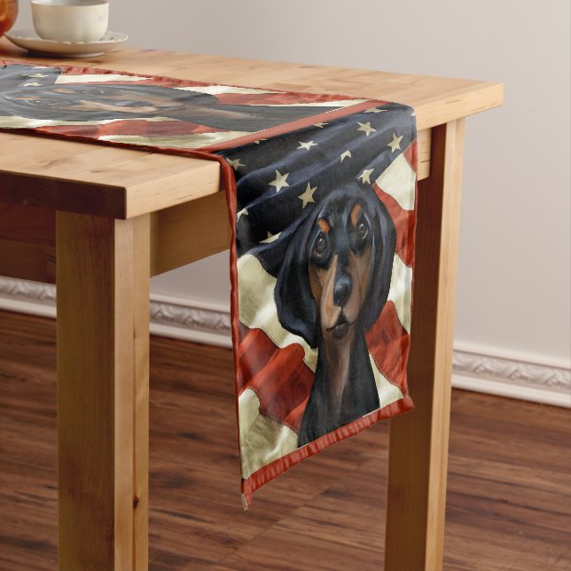 DACHSHUND SHORT TABLE RUNNER (In Situ)
