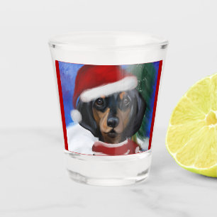 Dachshund shot glass