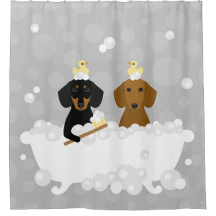 Dachshund Shower Curtain