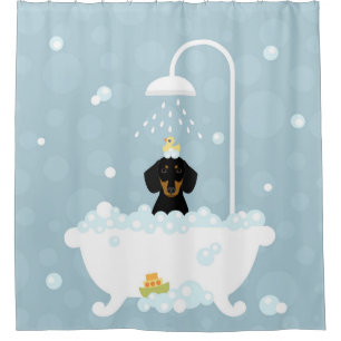 Dachshund Shower Curtain