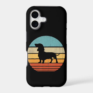 Dachshund Silhouette 60s 70s Gifts Dog Lover