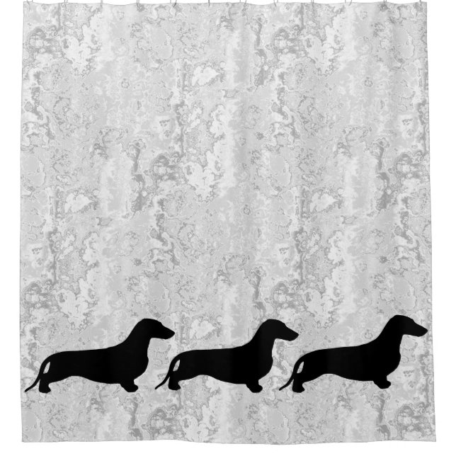 Dachshund silhouette black + your ideas (Front)