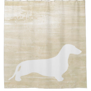 Dachshund silhouette white + your ideas