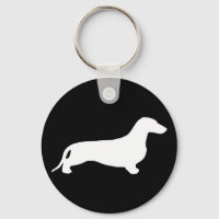 Dachshund silhouette white + your ideas