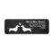 Dachshund Silhouettes with Heart Wiener Dogs