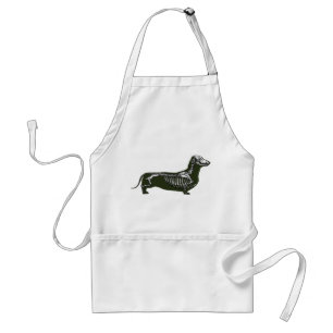 dachshund skeleton standard apron