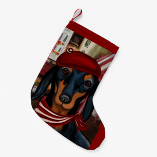Dachshund  small christmas stocking