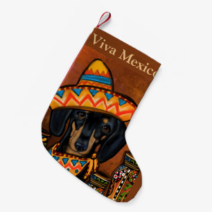 Dachshund   small christmas stocking