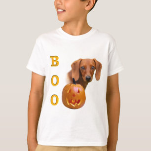 Dachshund (smooth) Boo T-Shirt