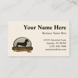 Dachshund [Smooth] Business Card