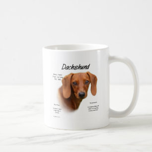Dachshund (smooth) History Design Coffee Mug