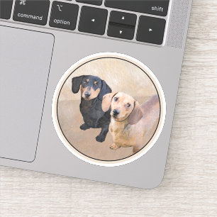 Dachshund (Smooth) Painting - Original Dog Art