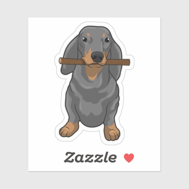 Dachshund Stick (Sheet)