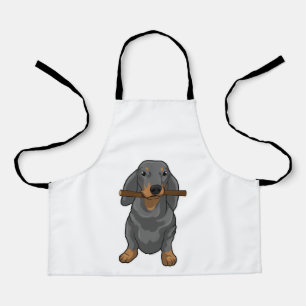 Dachshund Stick Apron