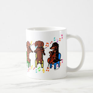 Dachshund String Trio Coffee Mug