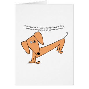 Dachshund Stupid Dog Tricks...for Poodles!