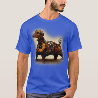 Dachshund Surreal Steampunk Artwork Dog Lover 1 T-Shirt