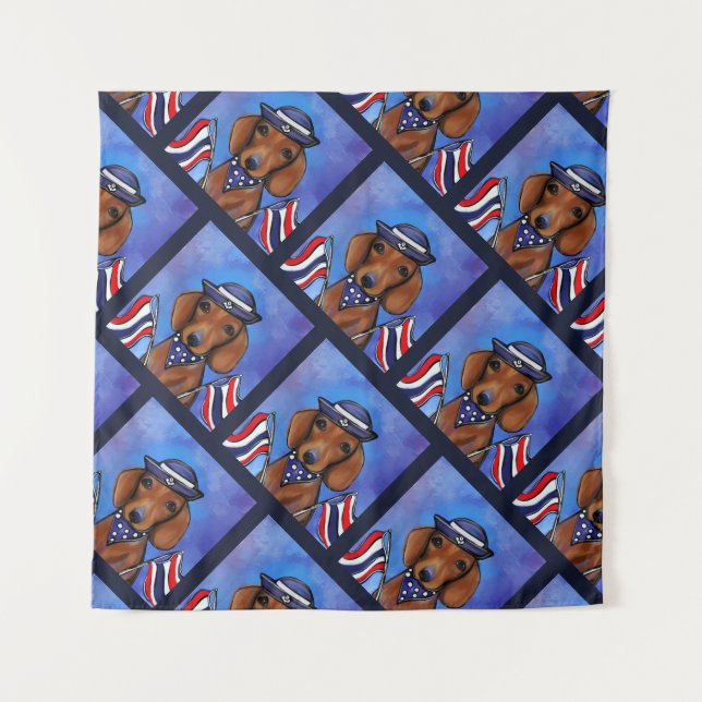 Dachshund     tapestry (Front)