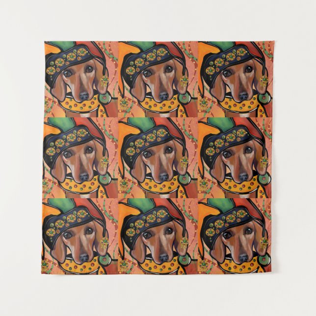 DACHSHUND    TAPESTRY (Front)