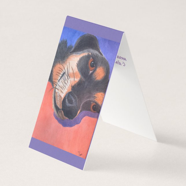 Dachshund Thank You Card (Front)