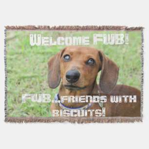 Dachshund Throw Blanket