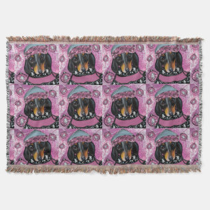 DACHSHUND THROW BLANKET