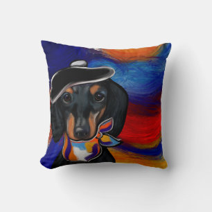 DACHSHUND THROW PILLOW