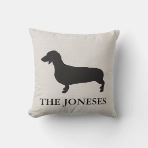 Dachshund Throw Pillow