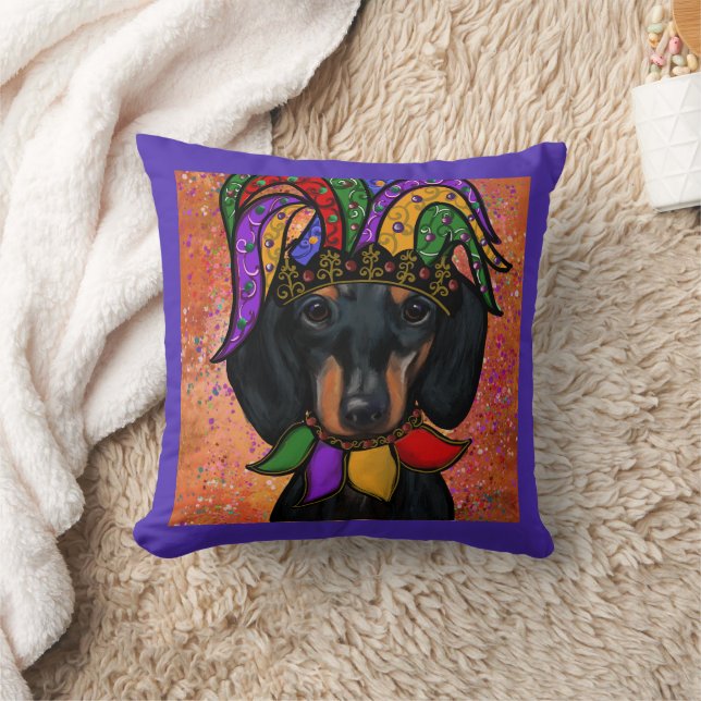 DACHSHUND            THROW PILLOW (Blanket)