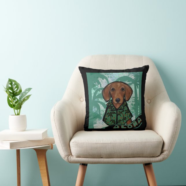 Dachshund        throw pillow (Chair)
