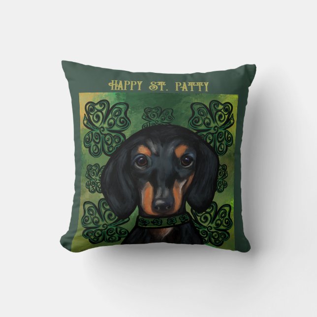 DACHSHUND         THROW PILLOW (Front)