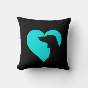 Dachshund throw pillow