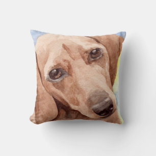 Dachshund Throw Pillow