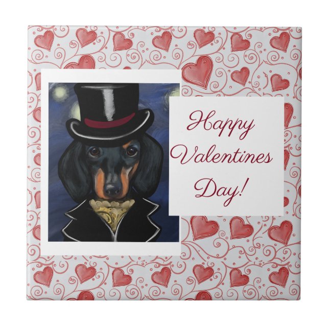 DACHSHUND        TILE (Front)
