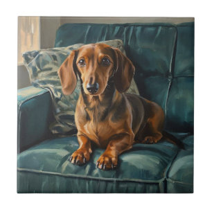 Dachshund Tile